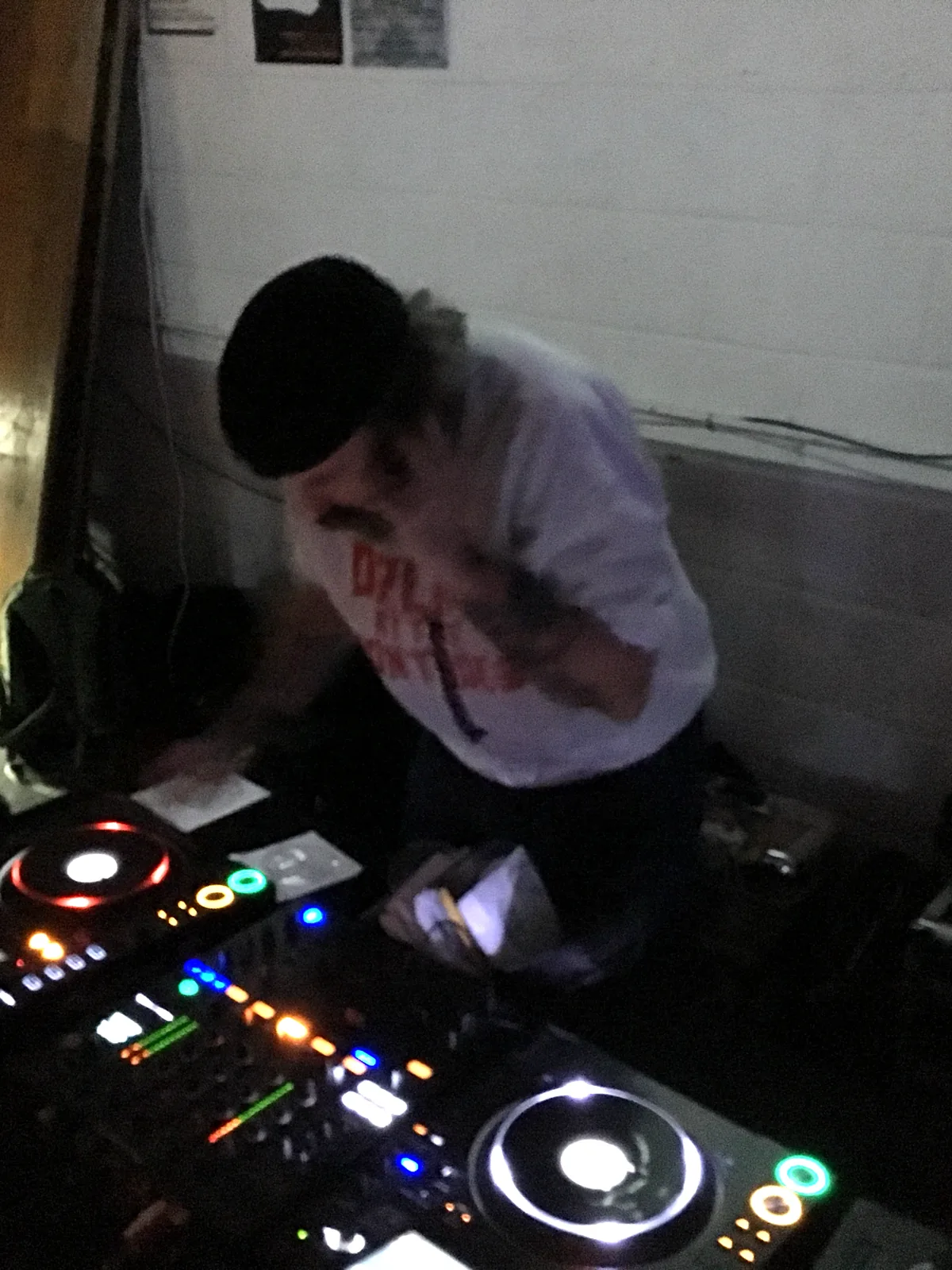 Andy Weatherall DJing on the Upgraded Sound System decks